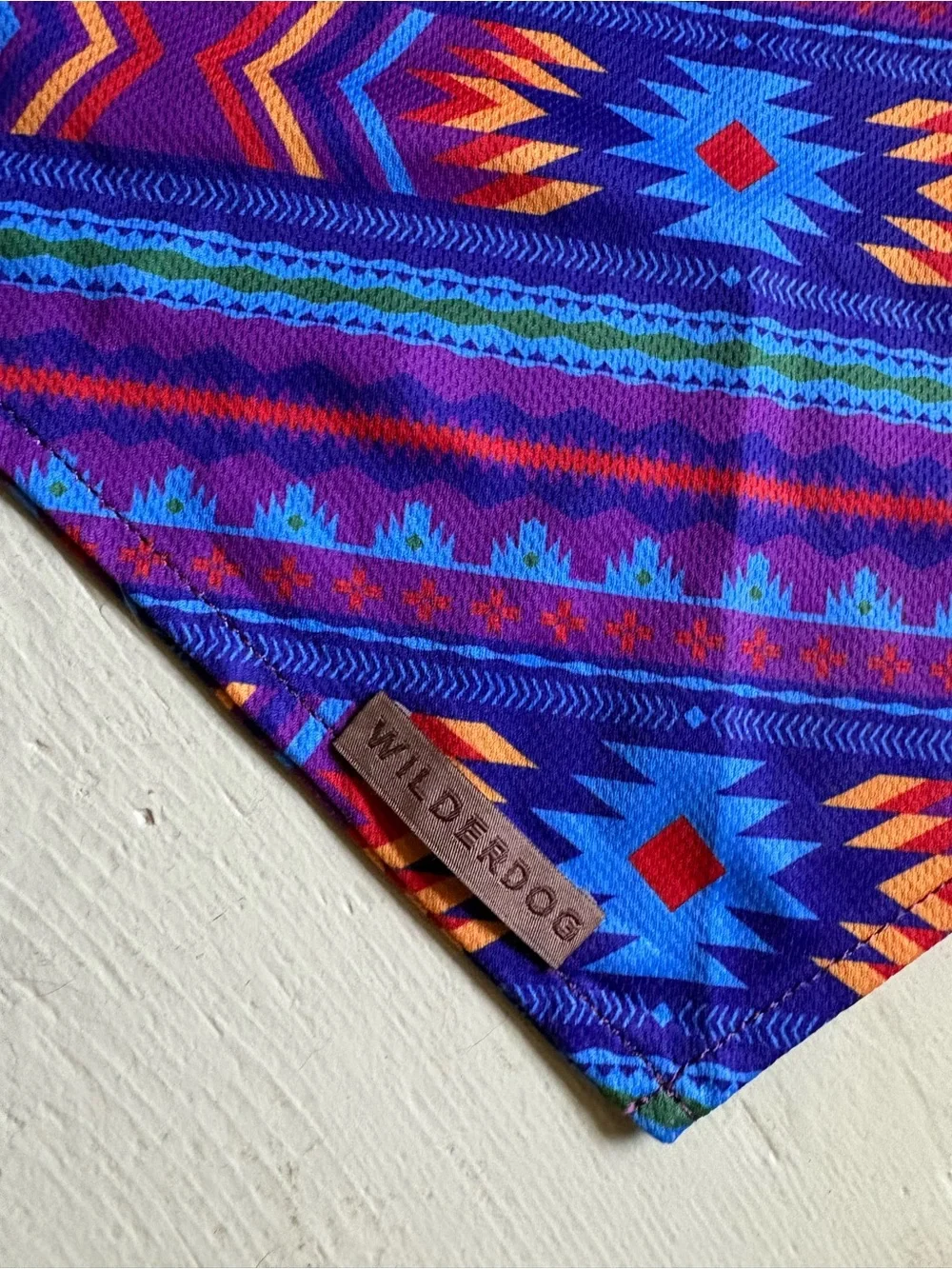 Wilderdog Cooling Bandana for Dogs with Aztec Print